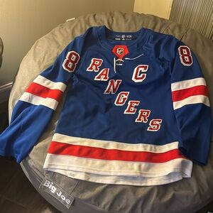 Authentic New York Rangers jersey. Only worn once amazing condition